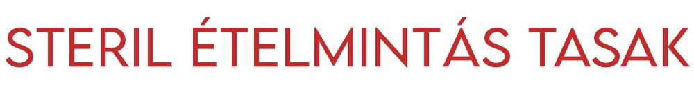 Steril ételmintás tasak információk